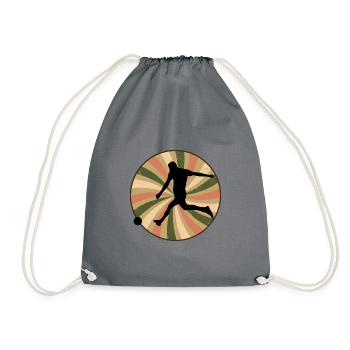 Futsal Player Futsal Player Futsal - Drawstring Bag - grey - Front