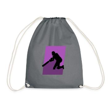 Pichet de cricket Joueur de cricket - Sac de sport léger - gris - Devant
