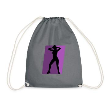 Aerobics Acrobatics Fitness - Turnbeutel - Grau - Vorne