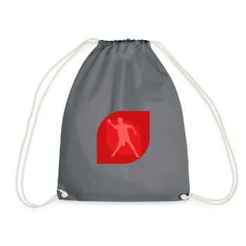 Dodgeball Ball Sports Dodgeball - Drawstring Bag - grey - Front