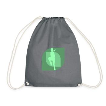 Aerobics Aerobics Cardio - Drawstring Bag - grey - Front