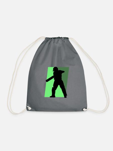 Cricket Pitcher Pitcher - Turnbeutel - Grau