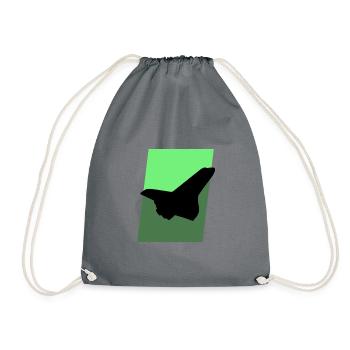 Aerospace Engineering Flying Flying - Drawstring Bag - grey - Front