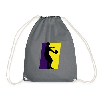Équipe de ballon-chasseur de sports de balle - Sac de sport léger - gris - Devant