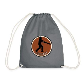 Pitcher Pitcher Cricketmannschaft - Turnbeutel - Grau - Vorne