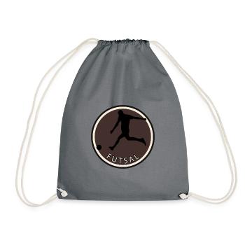 Futsal Player Futsal Player Futsal Team - Drawstring Bag - grey - Front