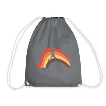 Ball Sports Dodgeball - Drawstring Bag - grey - Front