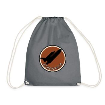 Aviator Pilot Pilot - Drawstring Bag - grey - Front