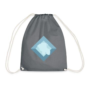 Vache de ferme agricole - Sac de sport léger - gris - Devant