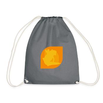 Cute Cute Axolotls - Drawstring Bag - grey - Front