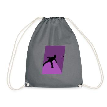 Axt Axe Lancer Hache Lancer - Sac de sport léger - gris - Devant