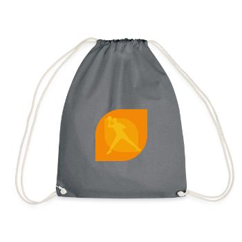 Dodgeball Dodgeball Dodgeball Team - Drawstring Bag - grey - Front
