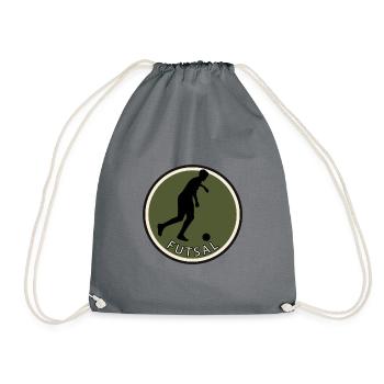 Ball Sports Futsal Player - Drawstring Bag - grey - Front