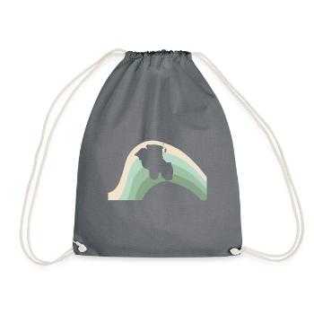 Farm Harvest - Drawstring Bag - grey - Front