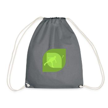 Axe Throwing Double Axe Sport - Drawstring Bag - grey - Front