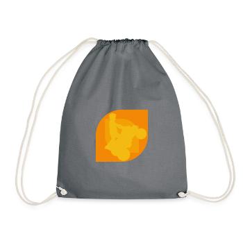 Quad Stuntman Quad - Drawstring Bag - grey - Front