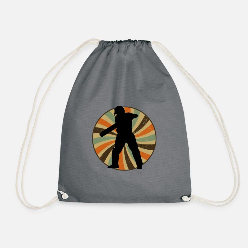Cricket Cricket Team - Drawstring Bag - grey