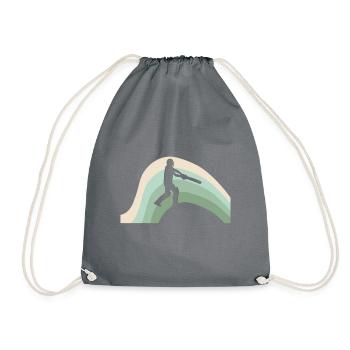 Pitcher Cricket Cricket - Turnbeutel - Grau - Vorne