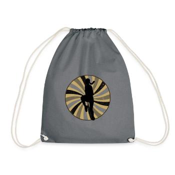Exercise Aerobics - Drawstring Bag - grey - Front