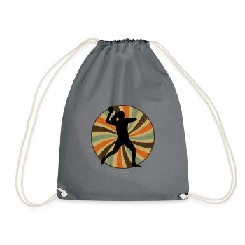 Dodgeball Team Team - Drawstring Bag - grey - Front