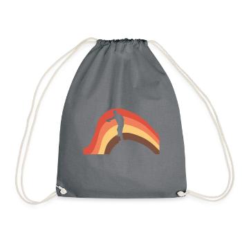 Disque de golf Frisbee - Sac de sport léger - gris - Devant