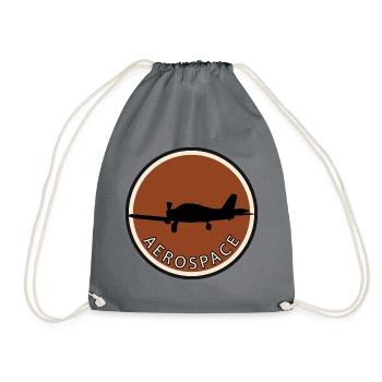 Aviators Aerospace Aviators - Drawstring Bag - grey - Front