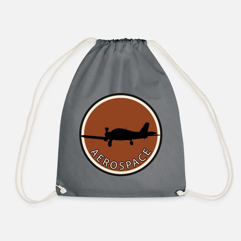 Aviators Aerospace Aviators - Drawstring Bag - grey