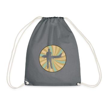 Agent de bord Vol de la circulation aérienne - Sac de sport léger - gris - Devant