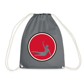 Gymnastics Gymnastics Training Gymnasts - Drawstring Bag - grey - Front
