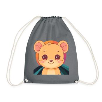 Mice Rodent Mouse Teeth - Drawstring Bag - grey - Front