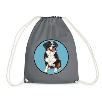Chien Dresseur de chiens Chiens - Sac de sport léger - gris - Devant