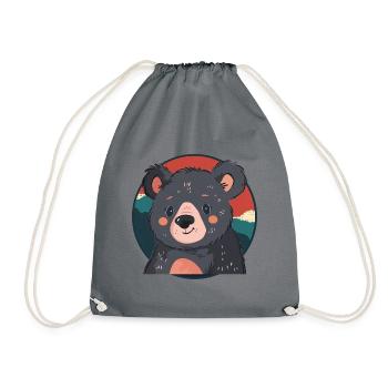 Baer Baeren Grizzly - Sac de sport léger - gris - Devant