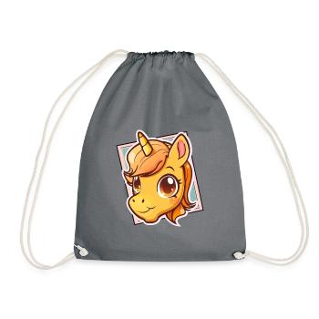 Licornes Licornes - Sac de sport léger - gris - Devant