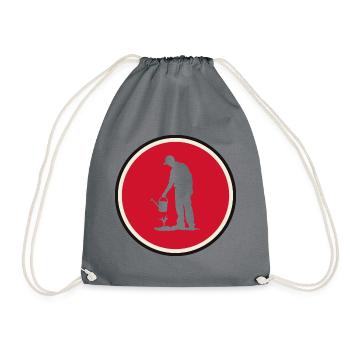 Jardinage Horticulture Jardinage - Sac de sport léger - gris - Devant