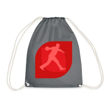 Bowling Boule de bowling Cornets de bowling - Sac de sport léger - gris - Devant