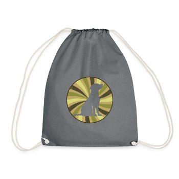 Dog Training Dog Educator Dog School - Drawstring Bag - grey - Front