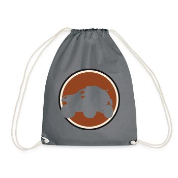 Autocross Car Racer - Drawstring Bag - grey - Front