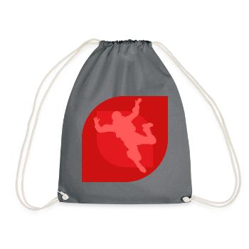 Skydiving Air - Drawstring Bag - grey - Front