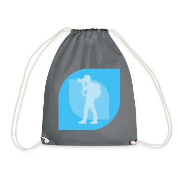 Hairdresser Hairdresser - Drawstring Bag - grey - Front
