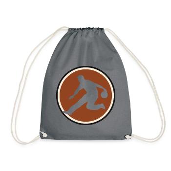 Bowling Strike Skittles - Drawstring Bag - grey - Front