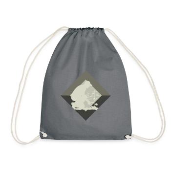 Gardening Horticulture Gardener - Drawstring Bag - grey - Front
