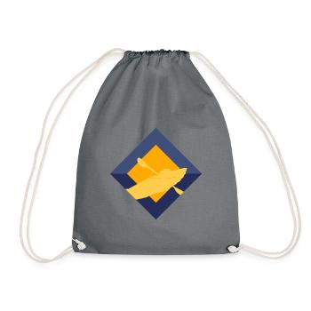 Kayaking Whitewater Rowing - Drawstring Bag - grey - Front