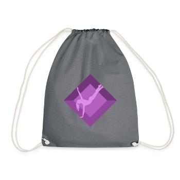 Gymnastique Entraînement Équilibre sur les mains Gymnastes - Sac de sport léger - gris - Devant