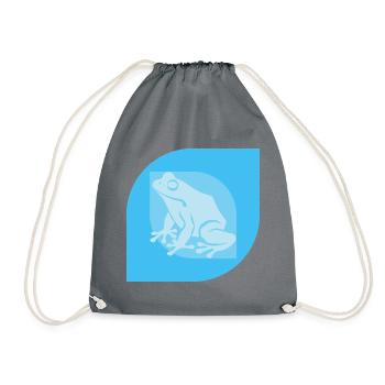 Croassement de grenouille - Sac de sport léger - gris - Devant
