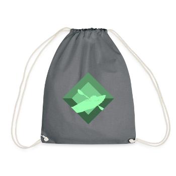 Kayaking Rowing Water sports - Drawstring Bag - grey - Front