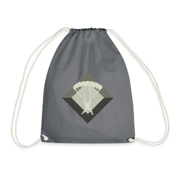 Skydiving Air - Drawstring Bag - grey - Front
