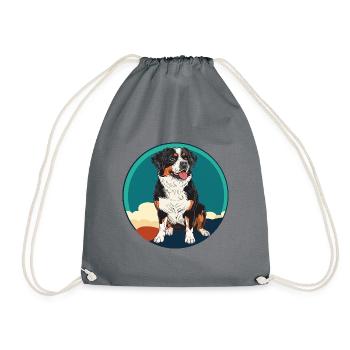 Hund Hundetrainer Hundeliebhaberin - Turnbeutel - Grau - Vorne