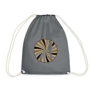 Dog trainer dog school dog sports - Drawstring Bag - grey - Front