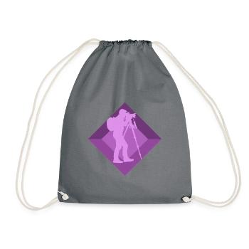 Photography Photo Shoot SLR Camera - Drawstring Bag - grey - Front