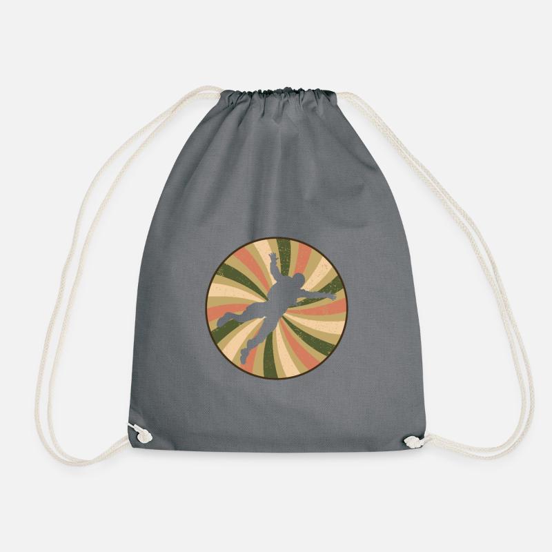 Skydive Skydiving - Drawstring Bag - grey